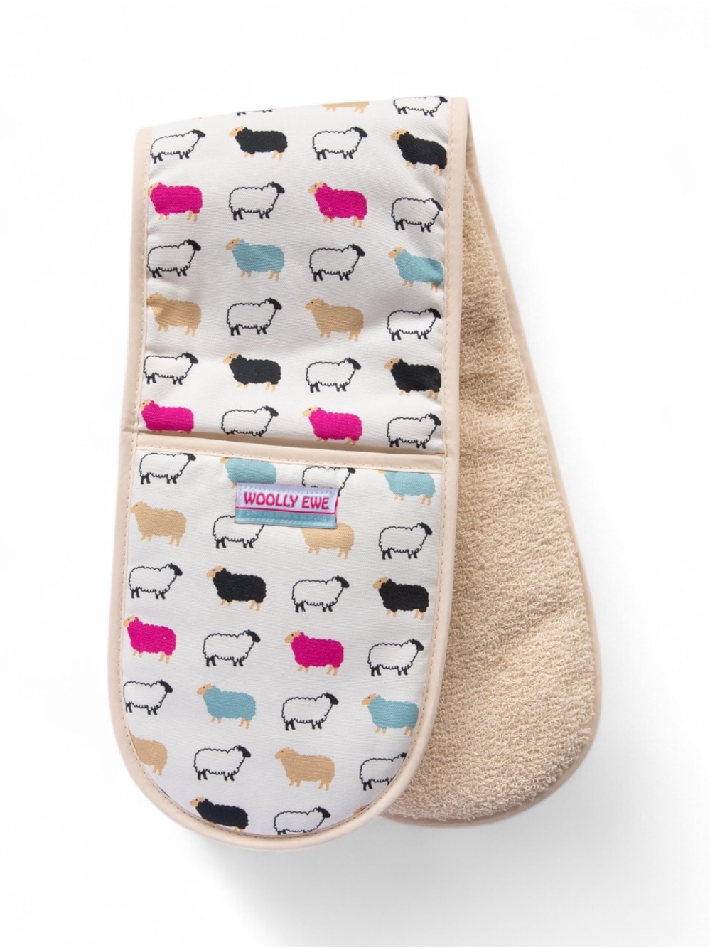 Woolly Ewe oven mitt